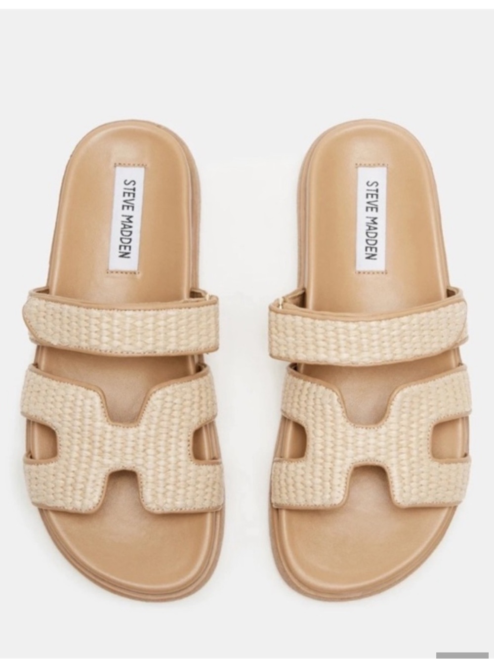 Steve Madden Raffia Mayven Sandal 8.5 New in Box